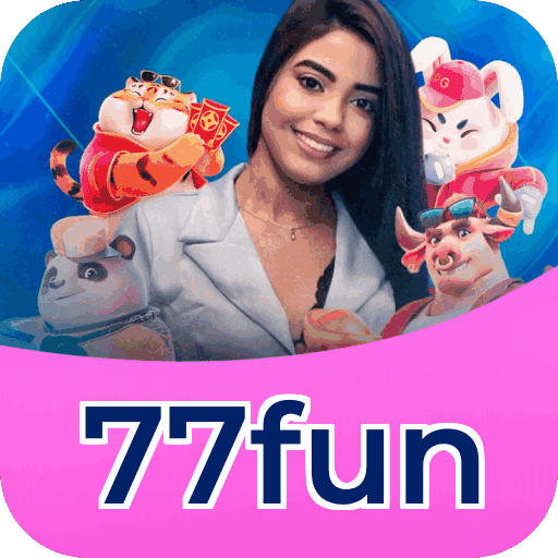 Catálogo slots 77fun mostrando top jogos Gates Olympus Sweet Bonanza Fortune Tiger Big Bass volatilidade RTP